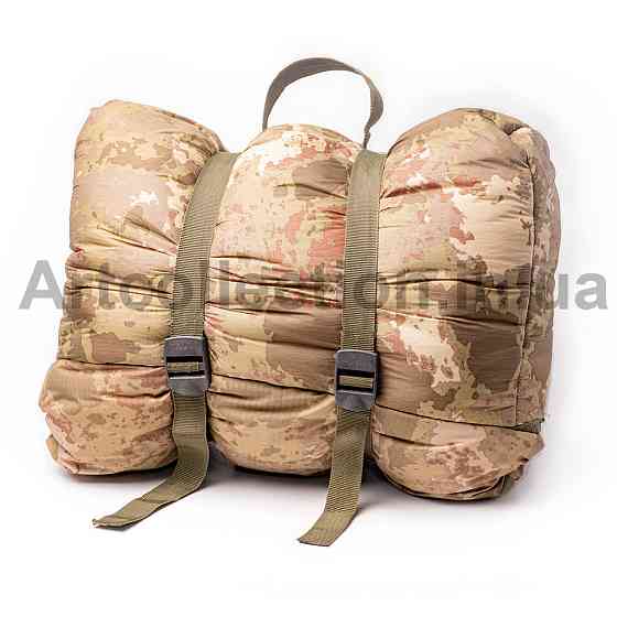 Армійський зимовий тактичний спальний мішок-ковдра, спальник для ЗСУ 210*75 до - 25 У подарунок каремат! Кам'янець-Подільський