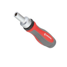 Викрутка з бітами та головками 1/4" 38 шт CrV тріскаточна (футляр) Мукачево - фото 5