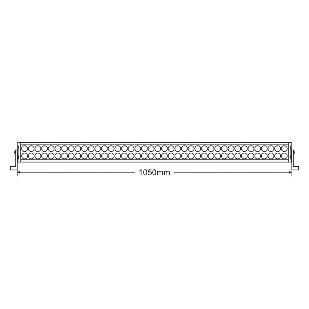 Фара светодиодная Brevia Cree Combo 240W (80x3W), 22400Lm, 1065x82x90мм, 1шт Львов - изображение 8