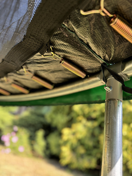 Батут WCG 366 см із внутрішньою захисною сіткою та LED підсвіткою 12FT (W-1204) Київ - фото 7