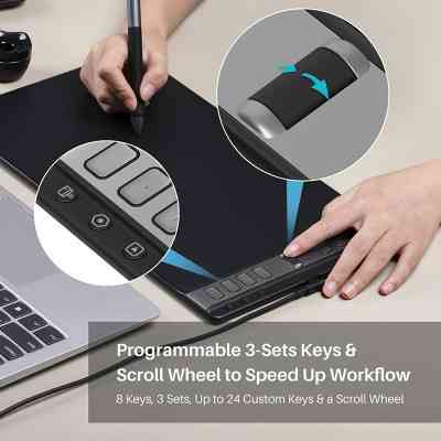 Графический планшет Huion Inspiroy 2 L (H1061P) Винница