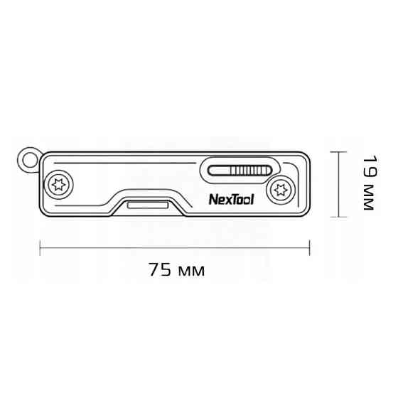 Мультитул NexTool Multi Functional Knife, синій Ровно
