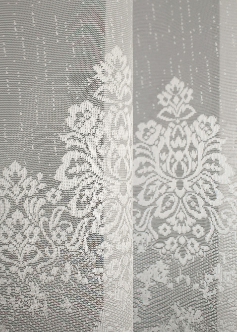 Тюль VR-Textil 1422т Жаккард Кремовый 300х270 см (42-0209) Киев - изображение 6