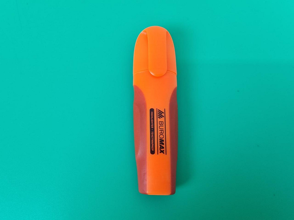 Текстовий роздільник фрюрисц. "Buromax BM. 8904-02 NEON" ОРАНЖОВИЙ (1 шт.) Харків - фото 4