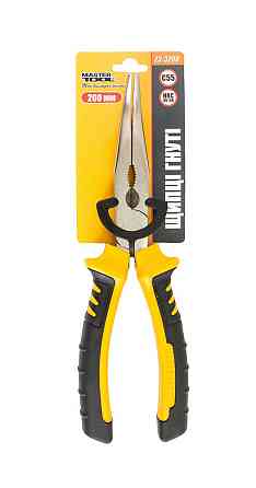 MASTERTOOL Щипці вигнуті MASTERTOOL 200 мм С55/HRC 45~50 23-3200 Коломия