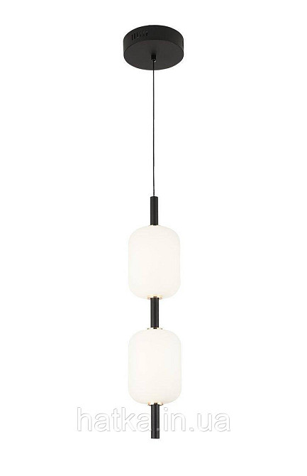 Люстра світлодіодна VALESO BC84010-2 BK чорна Київ - фото 1