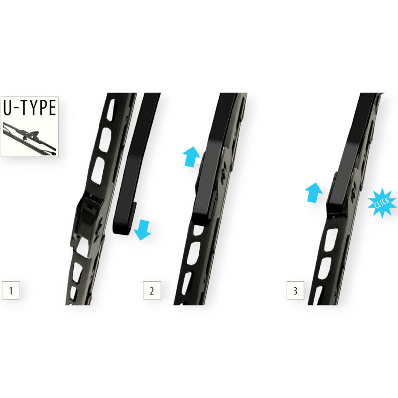 Щетка oximo каркасная 375мм под крюк 8,9мм дворника Мукачево - изображение 5