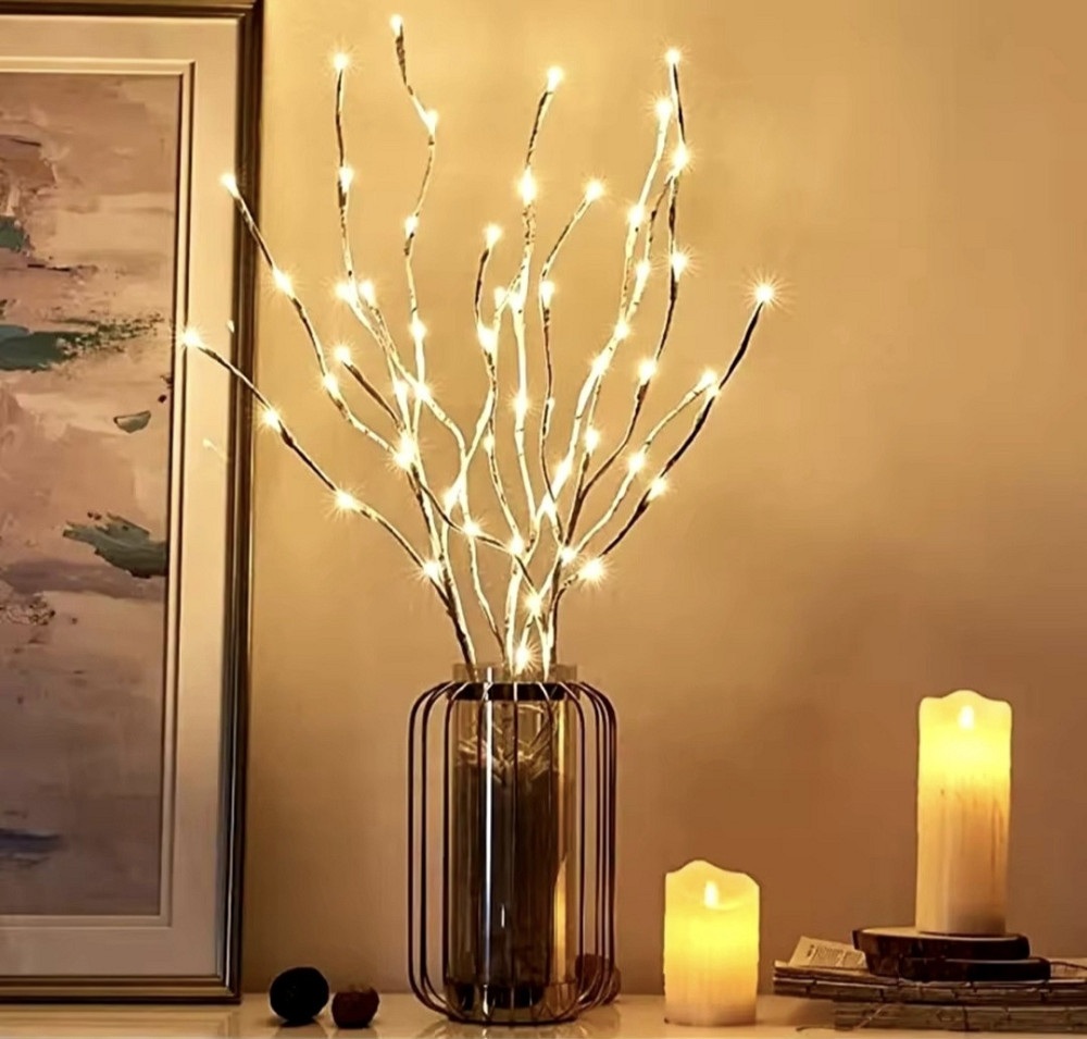 Світлодіодні гілочки LED на батарейках 3 шт Сміла - фото 7