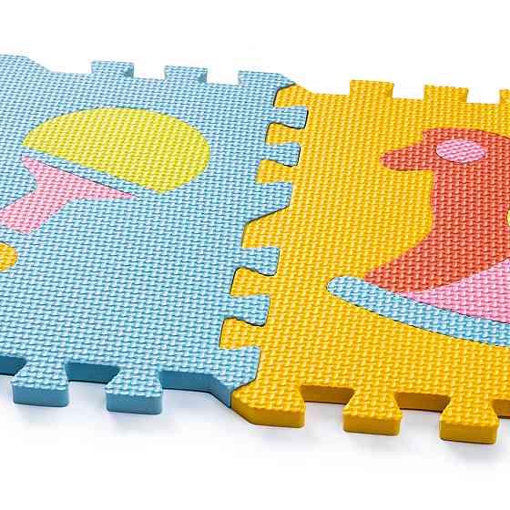Дитячий килимок пазл з бортиками Toys 30x30 WCG EVA - 25 частин, для дітей Київ