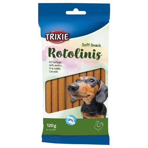 Ласощі Trixie Soft Snack rotolinis with poultry для собак палички з м’ясом домашніх птахів 120 г 12 шт Київ - фото 1