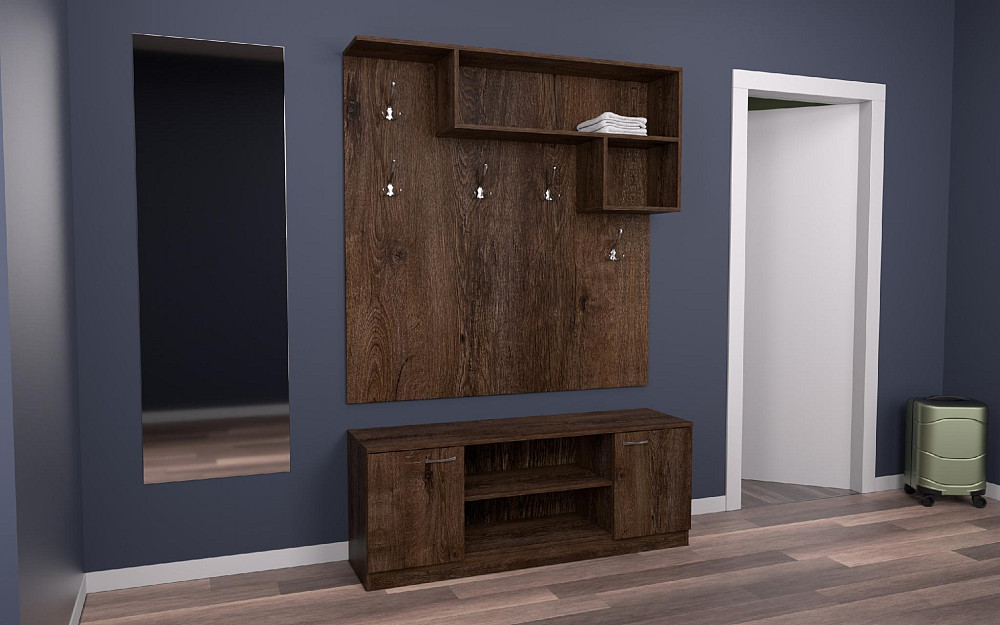 Передпокій ГКШ-10, Дуб Конкордія, 1300/350/1900 Львів - фото 2