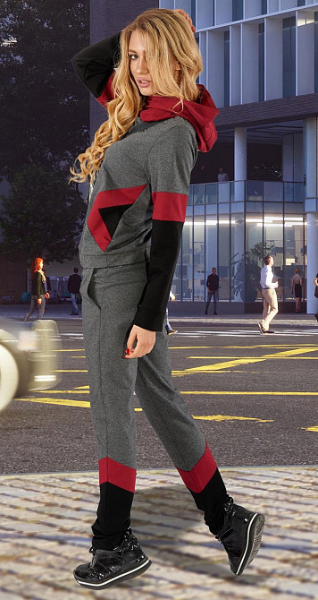 Комбинированный прогулочный костюм (46) Киев - изображение 3