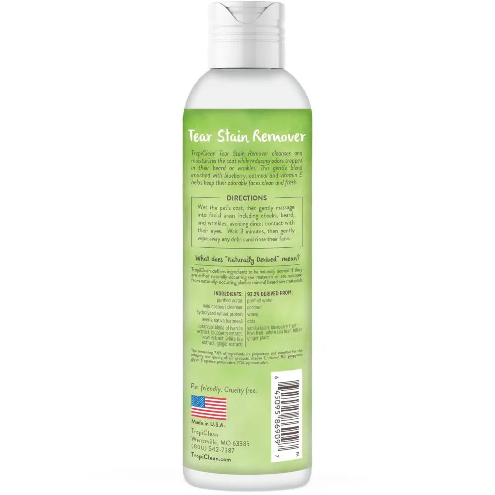 Шампунь-гель TropiClean Tear Stain Remover для видалення сльозових доріжок навколо очей у собак та кішок, 236 мл Вінниця - фото 2