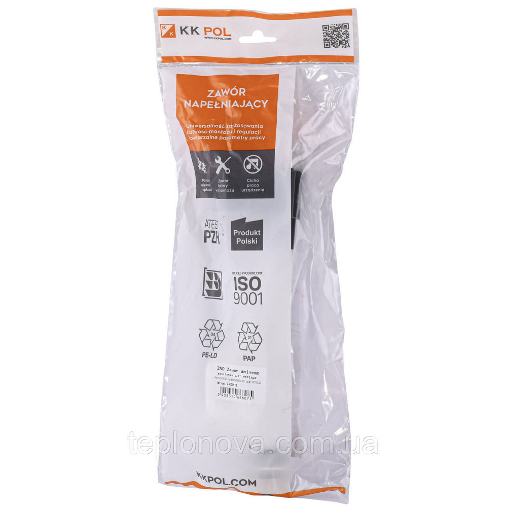 Клапан заповнення K.K.POL ZND/110- 1/2| МО, нижн. латунь Чернівці - фото 4