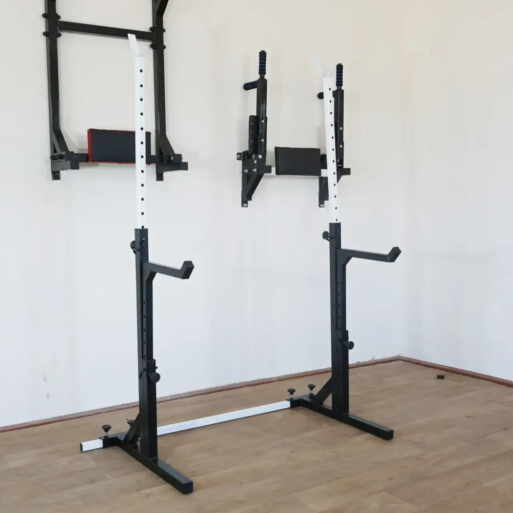 Лавка горизонтальна для жиму + Стійки зі страховкою профіль 40 на 40 мм Київ - фото 4