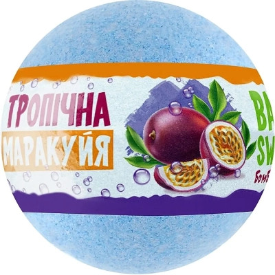 Бомбочка для ванны AquaShine Bath Sweets Тропическая маракуйя 100 г (4820240940609) Винница - изображение 1