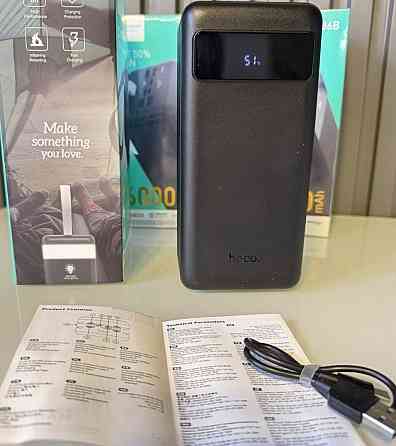 Повер Банк Hoco J86В 60000mAh 22.5w+PD20w(Power Bank Хоко 22.5 ватт) Київ
