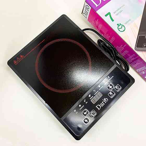 Мощная одноконфорочная электроплита DARIO, Бытовая настольная плита для дома, Мини электроплита EP-22 Львов