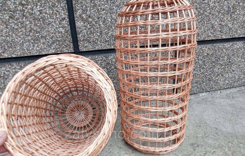 Світильник плетений із лози високий Київ - фото 1