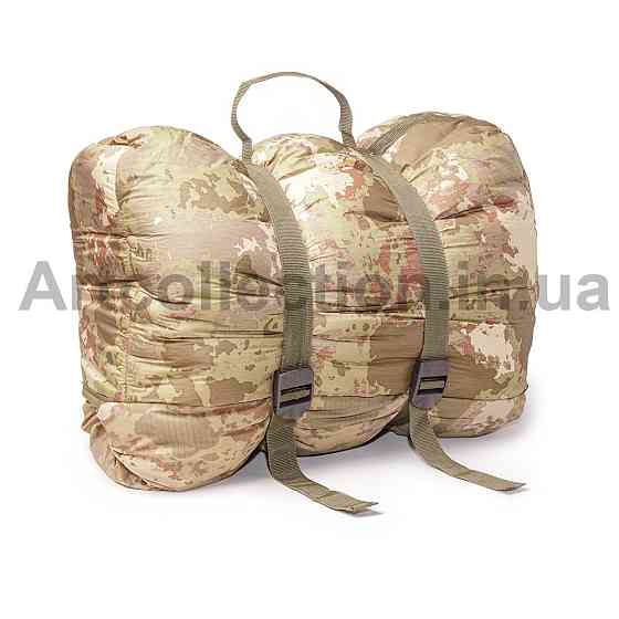 Зимовий армійський тактичний спальник, спальний мішок 225*75 до - 25 + подарунок три ліхтарі! Кам'янець-Подільський