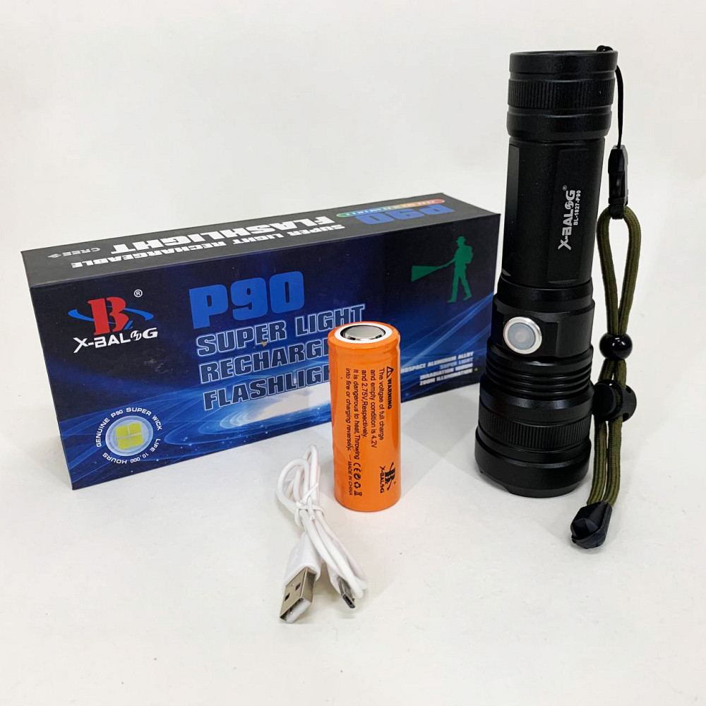 Фонарик военный Police, Мощные ручные фонари sofirn, Сверхмощный фонарь лед, Небольшой ручной фонарь XF-13 Ивано-Франковск - изображение 7