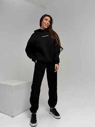 Жіночий стильний спортивний костюм двійка: худі+ штани, трьохнитка Пєньє на флісі туреччина Одеса