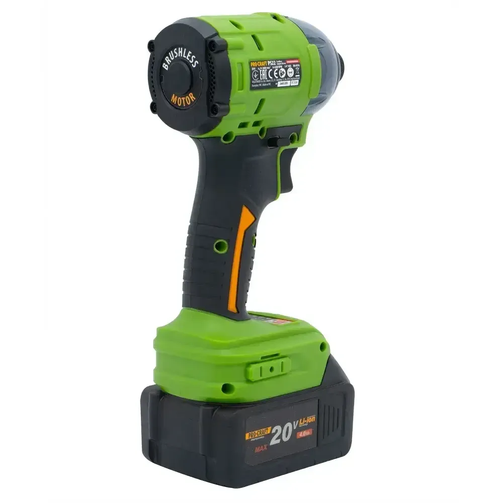 Винтоверт аккумуляторный Procraft PS22 без АКБ и ЗУ, Качественный бесщеточный Гвинтоверт 230 Нм Львов - изображение 5