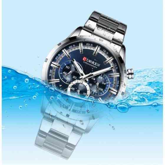 Годинник чоловічий наручний кварцовий Curren Flag Rubber Strap (2 ремінці) Вінниця