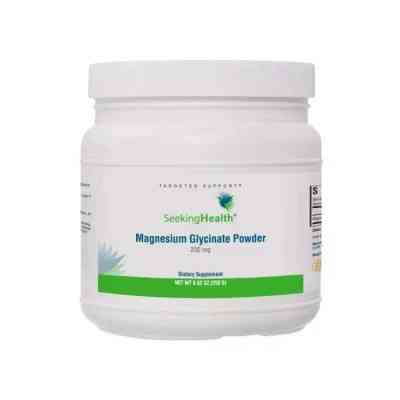 Мінерали Seeking Health Магній гліцинат у порошку, 200 мг, Magnesium Glycinate Powder, 187,5 гр (SKH-52999) Вінниця