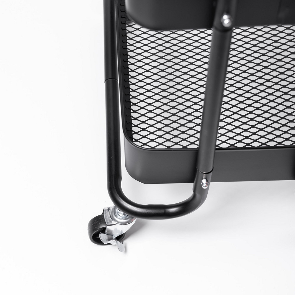 Мобільний візок для кухні трирівневий металевий HP-46-5 Київ - фото 4