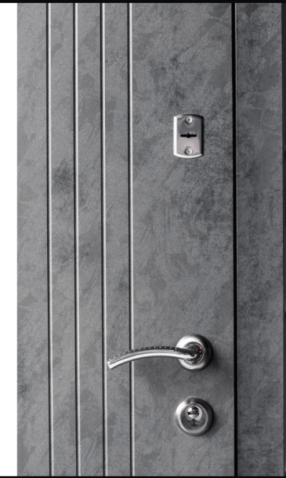 Дверь входная Наши Двери МЕГА Диагональ Оксид темный / Оксид бежевый  860х2040 мм Киев - изображение 3