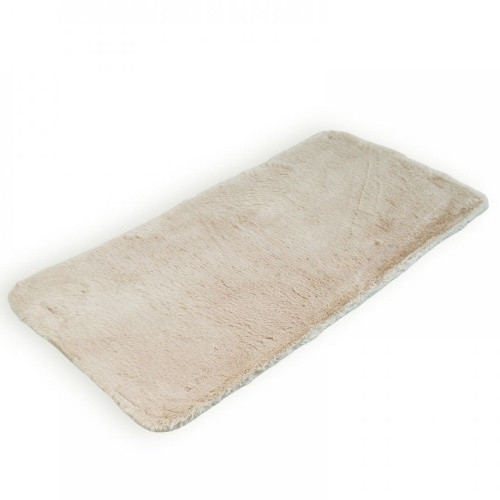Килимок для підлоги з еко-хутра ТМ Dariana Tweed 75*150 см бежевий Житомир - изображение 2