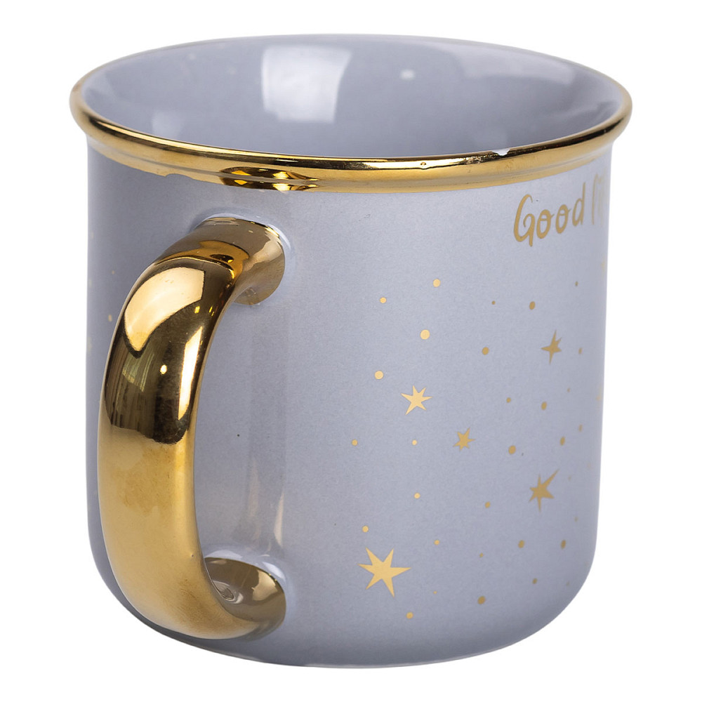 Liling Rongxiang Ceramic Чашка порцелянова із золотим обідком та позолоченою ручкою 320 (мл) Go Киев - изображение 2