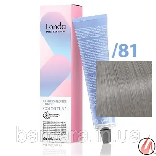 Безамиачная краска для волос Color Tune Express Blonde Toner /81 -с еффектом восстановления волос Киев - изображение 2