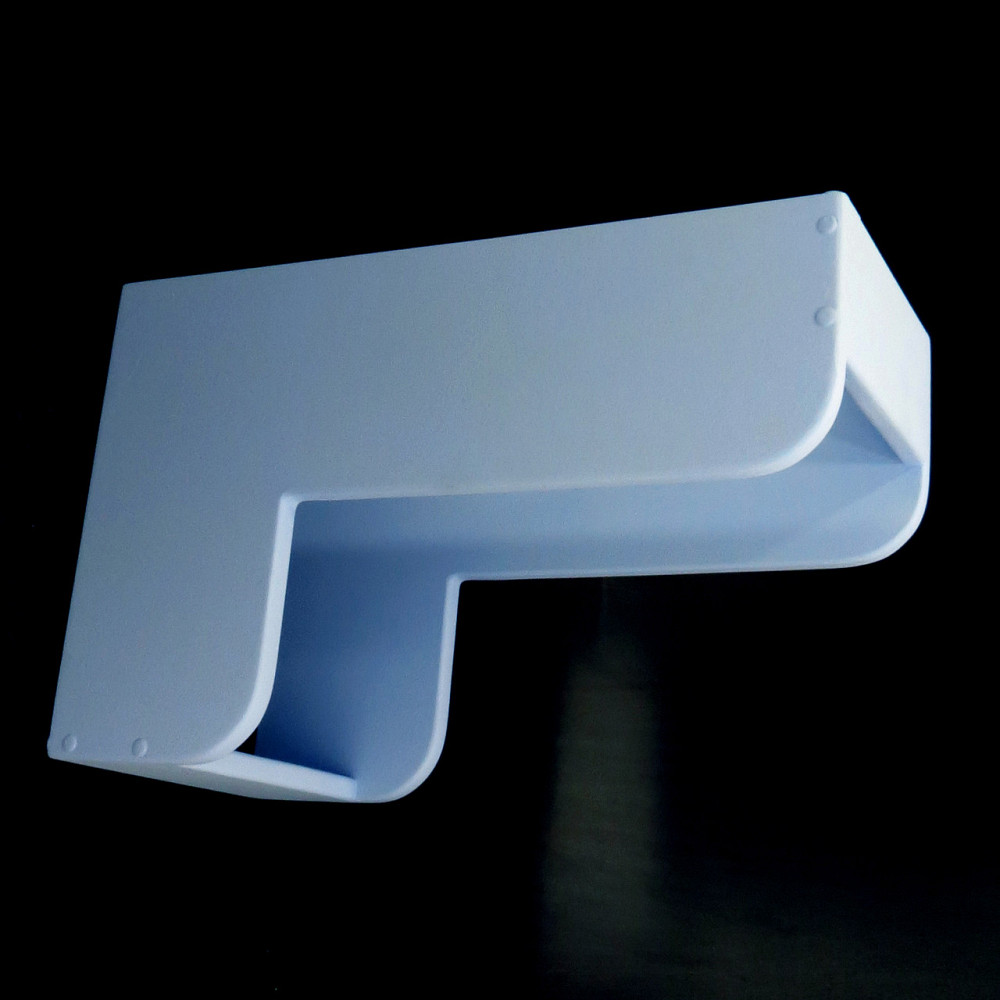 Угловая настенная полка 