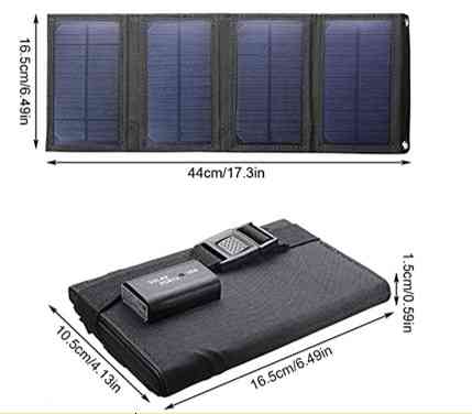 Складное солнечное зарядное устройство Solar panel 15W 1xUSB (X001JA) Винница
