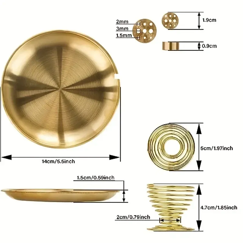 Тримач для Пало Санто та благовоній – універсальна золота підставка Київ - фото 7
