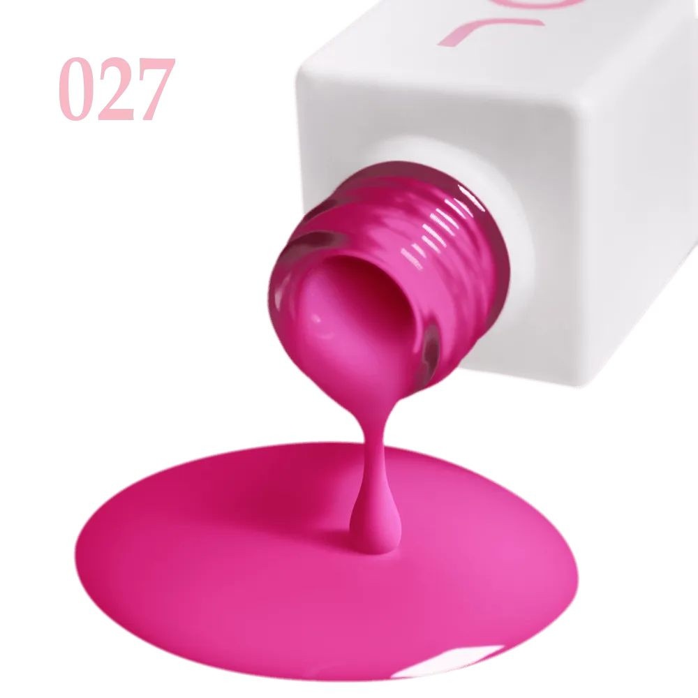 Гель-лак для ногтей розовый 027 эмаль JOIA vegan 6 мл Киев - изображение 8