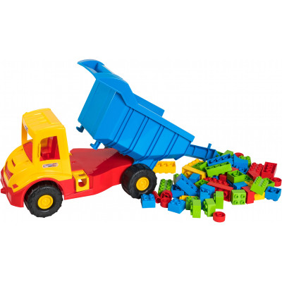 Спецтехника Tigres "Multi truck" грузовик с конструктором желтый (39221) Винница - изображение 2