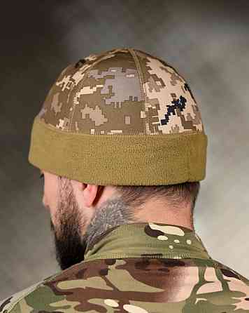 Флісова шапка докерка піксель ВТ6855 Одеса