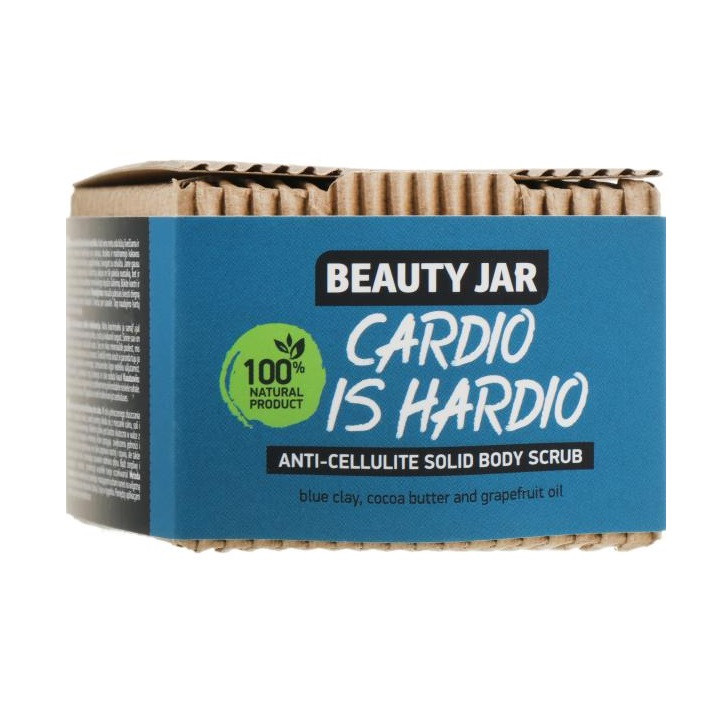 Твердый антицеллюлитный скраб для тела Cardio Is Hardio Beauty Jar 100 г Киев - изображение 2