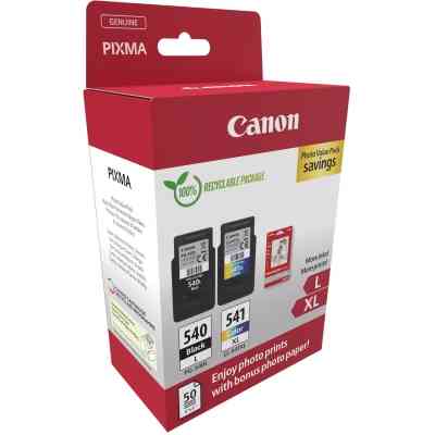 Картридж Canon PG-540 Multipack PG-540L/CL541XL BK, Color +Glossy Photo Paper (5224B012) Винница