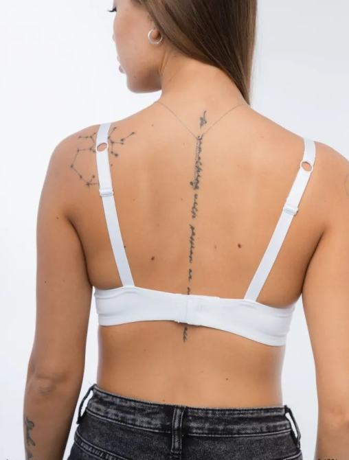 Бюстгальтер Balaloum без кісточок з пушапом білий Balaloum 9442 85D Київ - фото 5