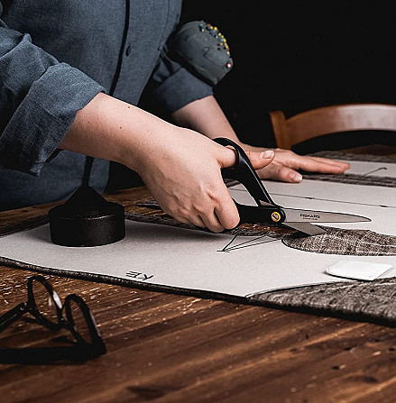 Універсальні Ножиці 21 см Fiskars "Functional Form" Black (1019197/839951) Нержавіюча сталь Нововолинськ - фото 7