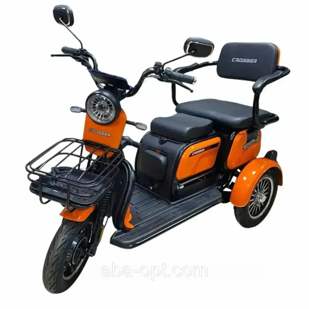 Електротрайк CROSSER 1000W TR-1 PRO 1000W-72V-24Ah шини 10"/10" купити дешево в Україні Одеса - фото 5