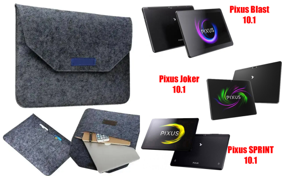 Сумка Wool із войлока для планшета Pixus Blast 10.1, Joker 10.1, Sprint 10.1 Київ