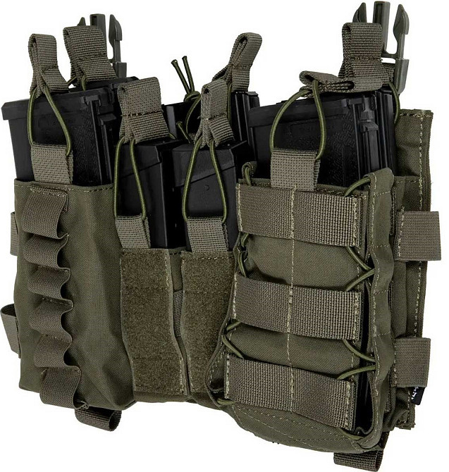 Тактическая Панель для магазинов 4 отделения на липучке Primal 