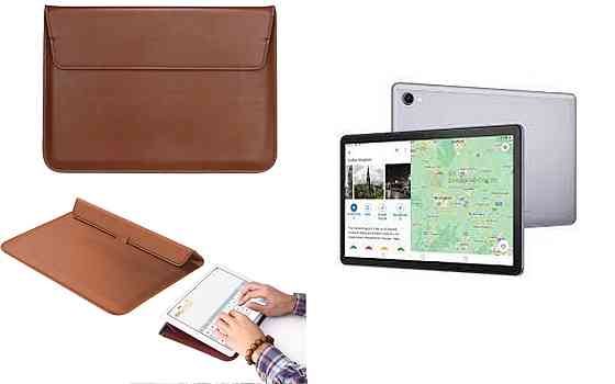 Чохол-конверт VitoCase для Cubot TAB 10, з функцією підставки для планшета Коричневий Київ