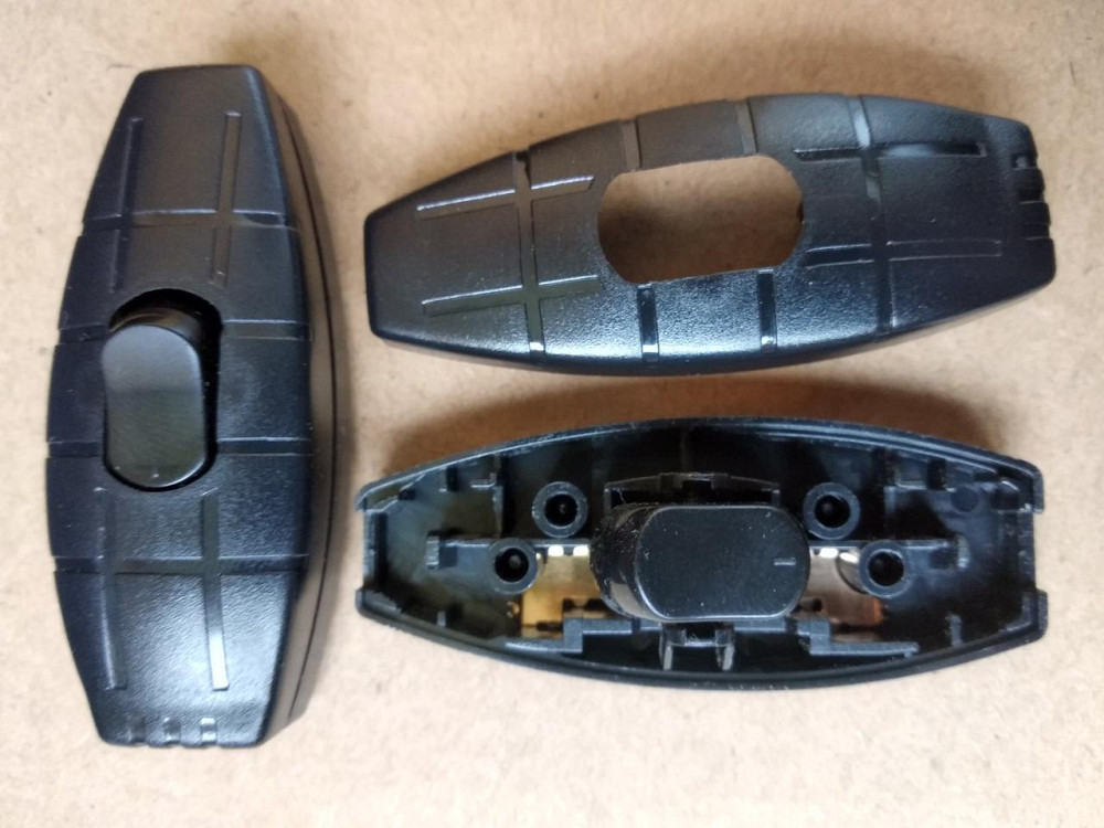 Клавішний перемикач для бра KCD5-322, білий Полтава - фото 1