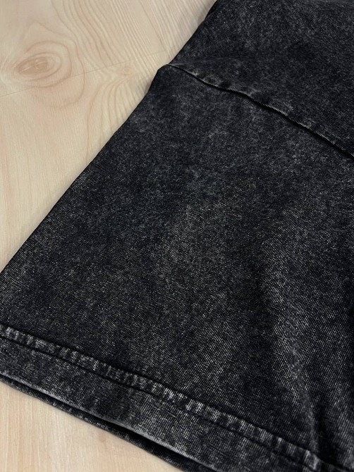 Футболка женская A-N 26089 тай-дай оверсайз с камнями буква B, черный, one size Киев - изображение 20